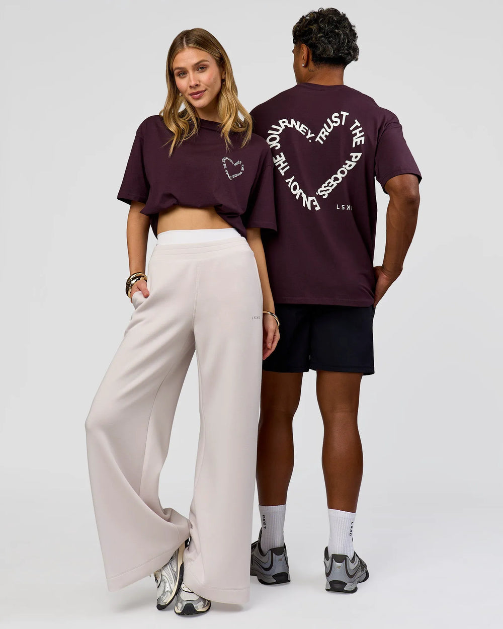 Midnight Plum-White