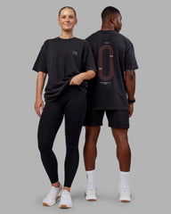 Washed Black-Ultra Orange
