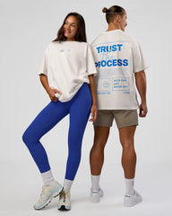 Off White-Electric Indigo