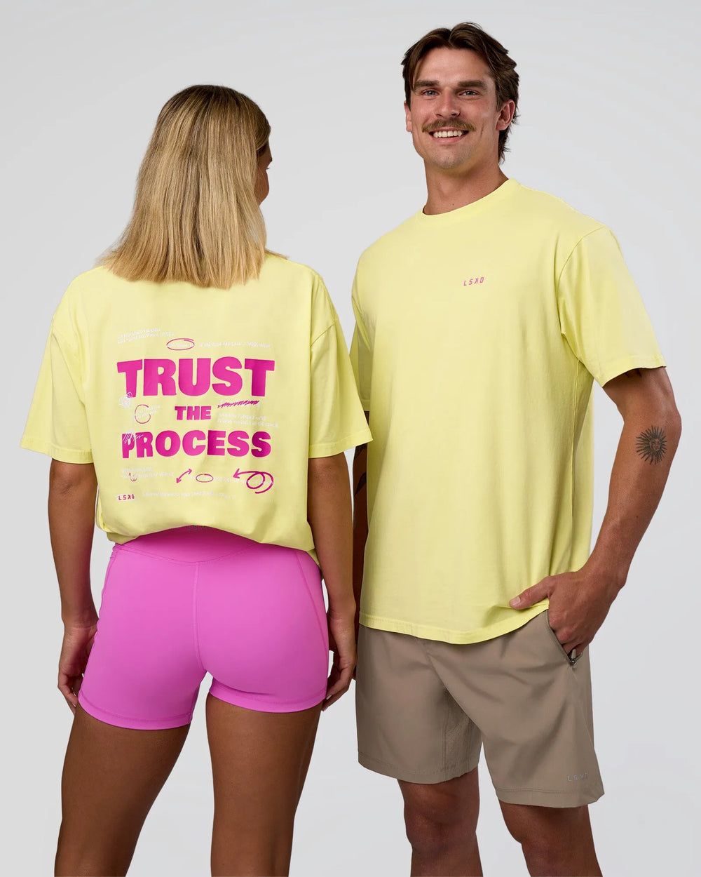 Yellow Fizz Washed-Ultra Fuchsia