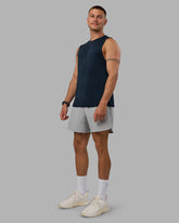 AeroFLX+ Seamless Muscle Tank - Navy/Navy
