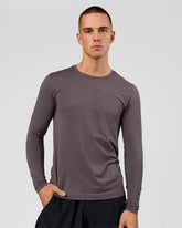 AeroFLX+ Seamless Long Sleeve Tee (Set in Sleeve) - Duskstone/Duskstone