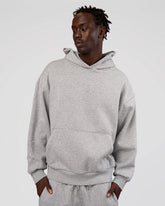 MVP Oversized Hoodie - Lt Grey Marl | Official Brand