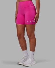 Fuchsia Pink-White