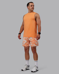 AeroFLX+ Seamless Muscle Tank - Cantaloupe/Cantaloupe Marl