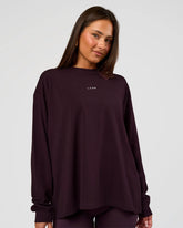 Midnight Plum-White