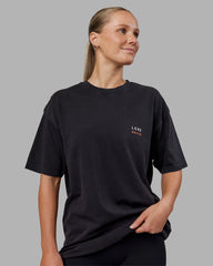 Washed Black-Ultra Orange