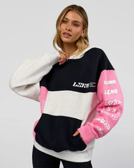 Caviar-Candy Pink-Grey Marl