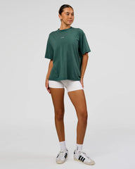 Transformative Teal Washed-White