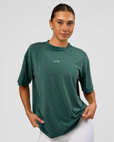 Transformative Teal Washed-White