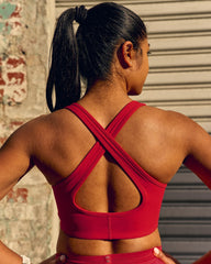 Stamina Sports Bra - Scarlet | Official Brand