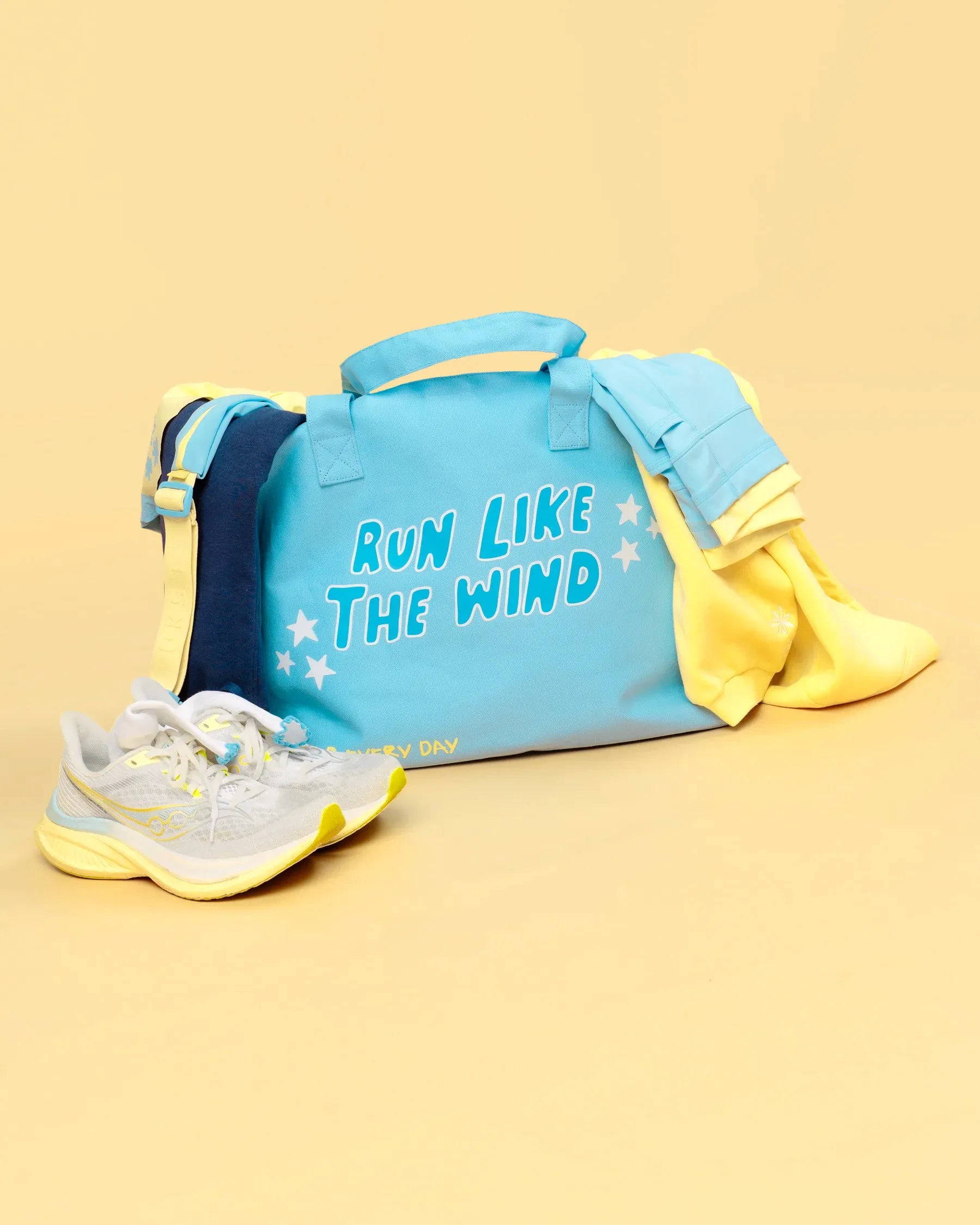 Baltic Sea-Lemon Hold It All Canvas Tote