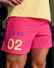 Game Plan Ultra Pink Pace 5" Lined Running Short