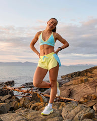 Breeze Stamina Sports Bra – Baltic Sea-Lemon