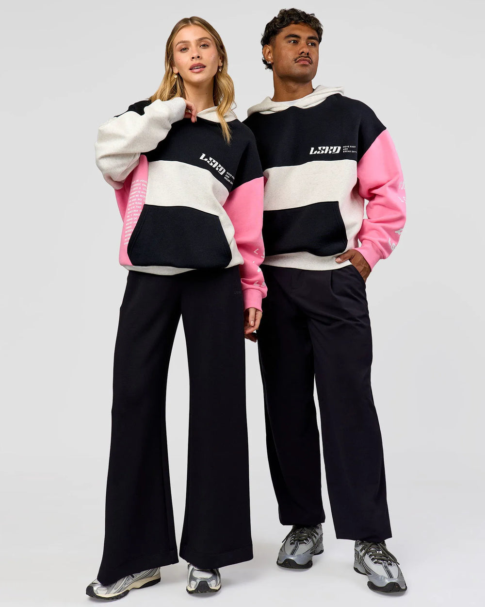 Caviar-Candy Pink-Grey Marl