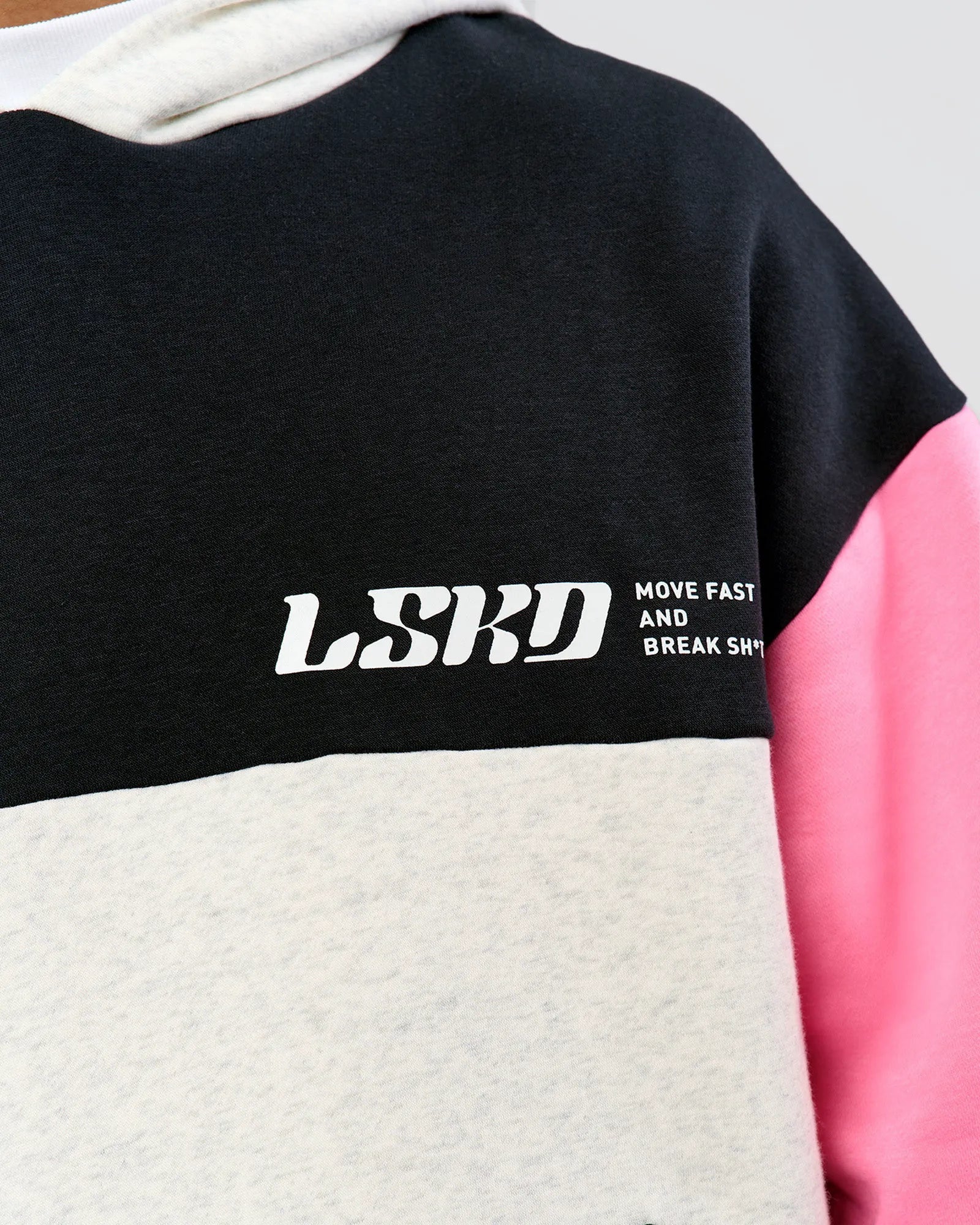 Caviar-Candy Pink-Grey Marl