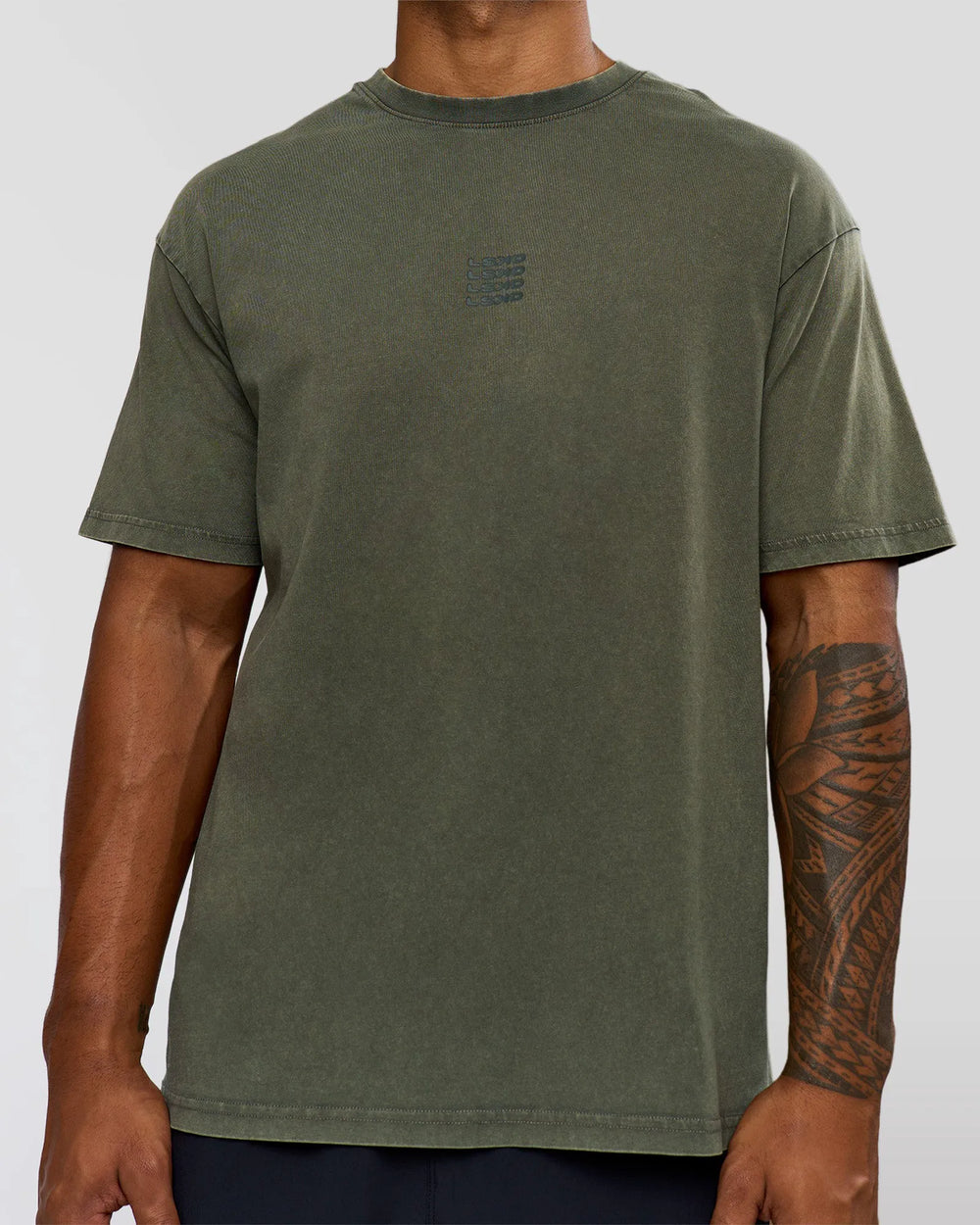 Carbon Green Washed -White