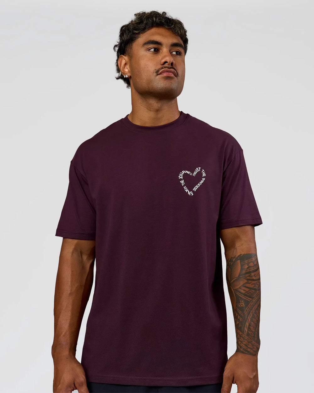 Midnight Plum-White