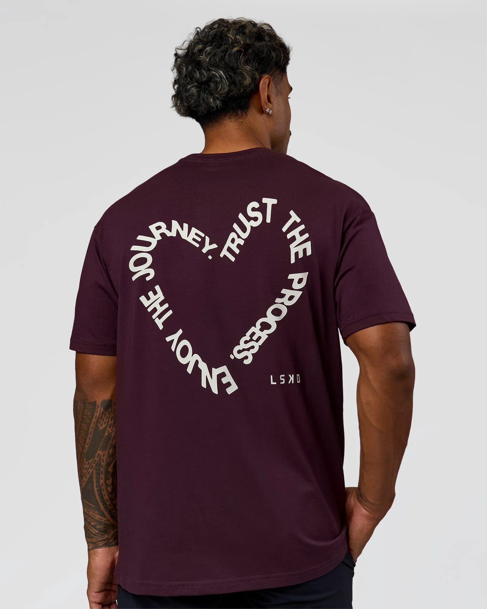 Midnight Plum-White