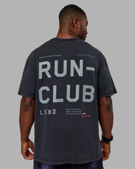 Black Washed-Circular Gray