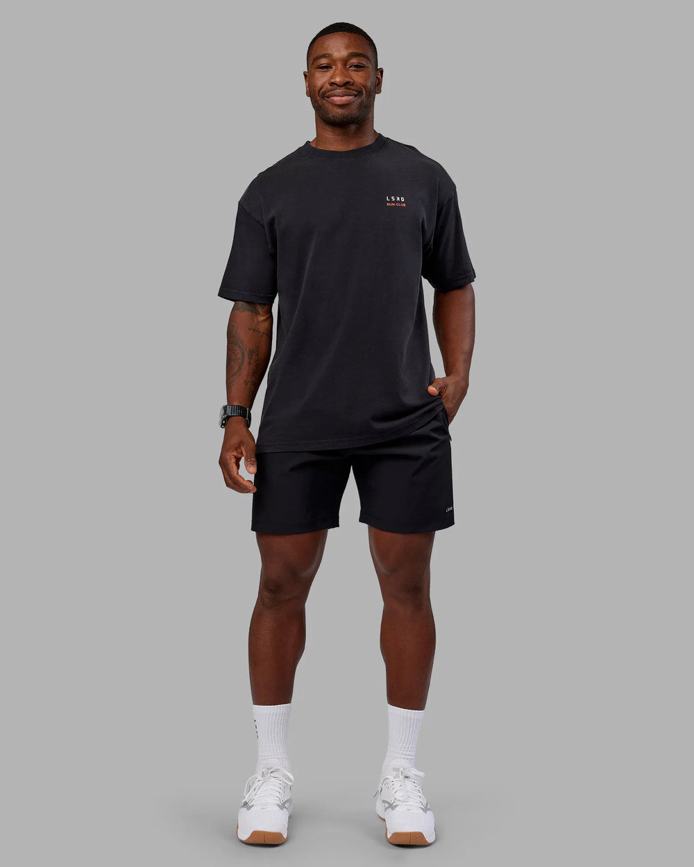 Washed Black-Ultra Orange