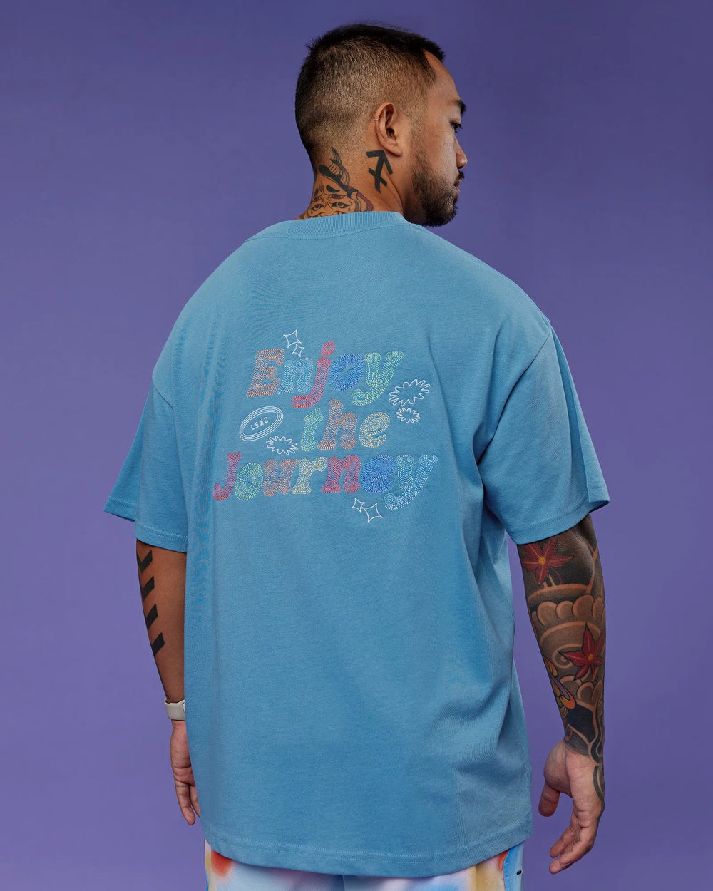 Azure Blue-Rainbow