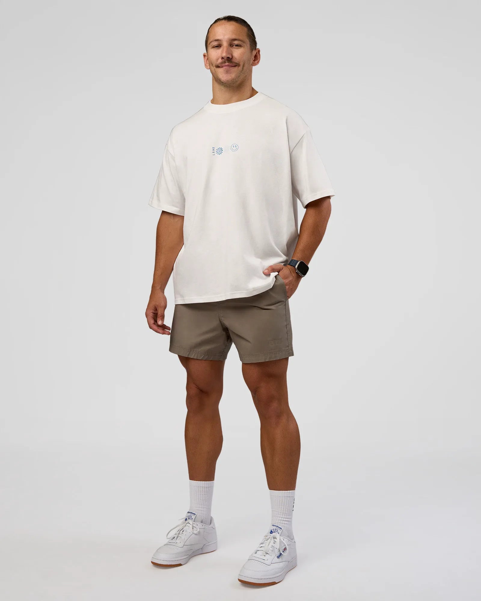 Off White-Electric Indigo