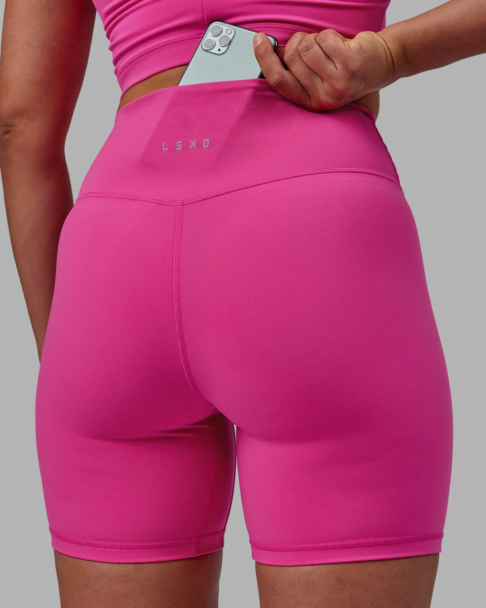 Fuchsia Pink-White