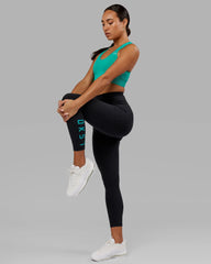 Black-Hyper Teal