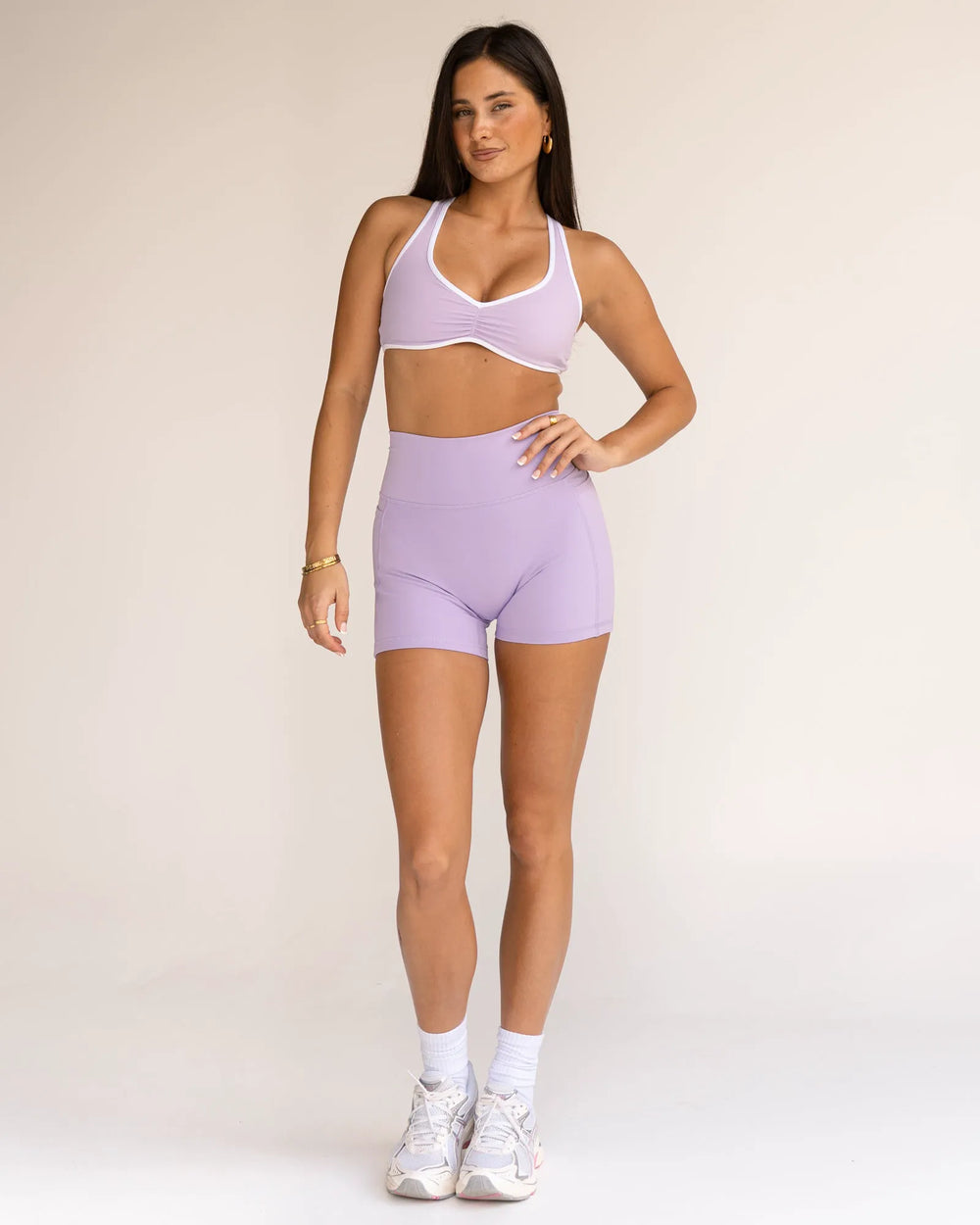 Pale Lilac-White