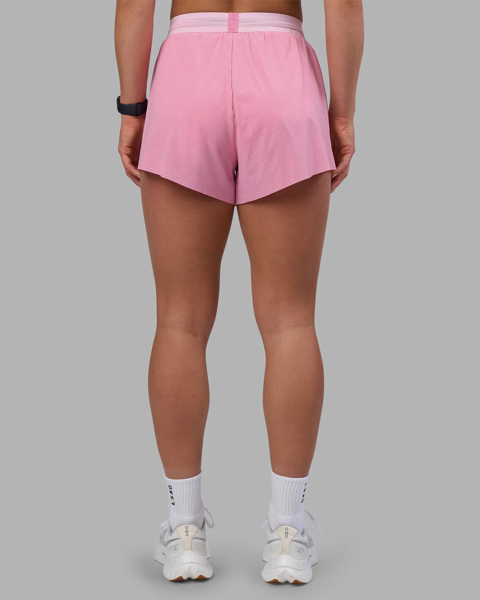 Accelerate 3" High-Rise Running Short - Candy Pink-Marshmallow
