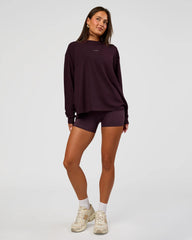 Midnight Plum-White
