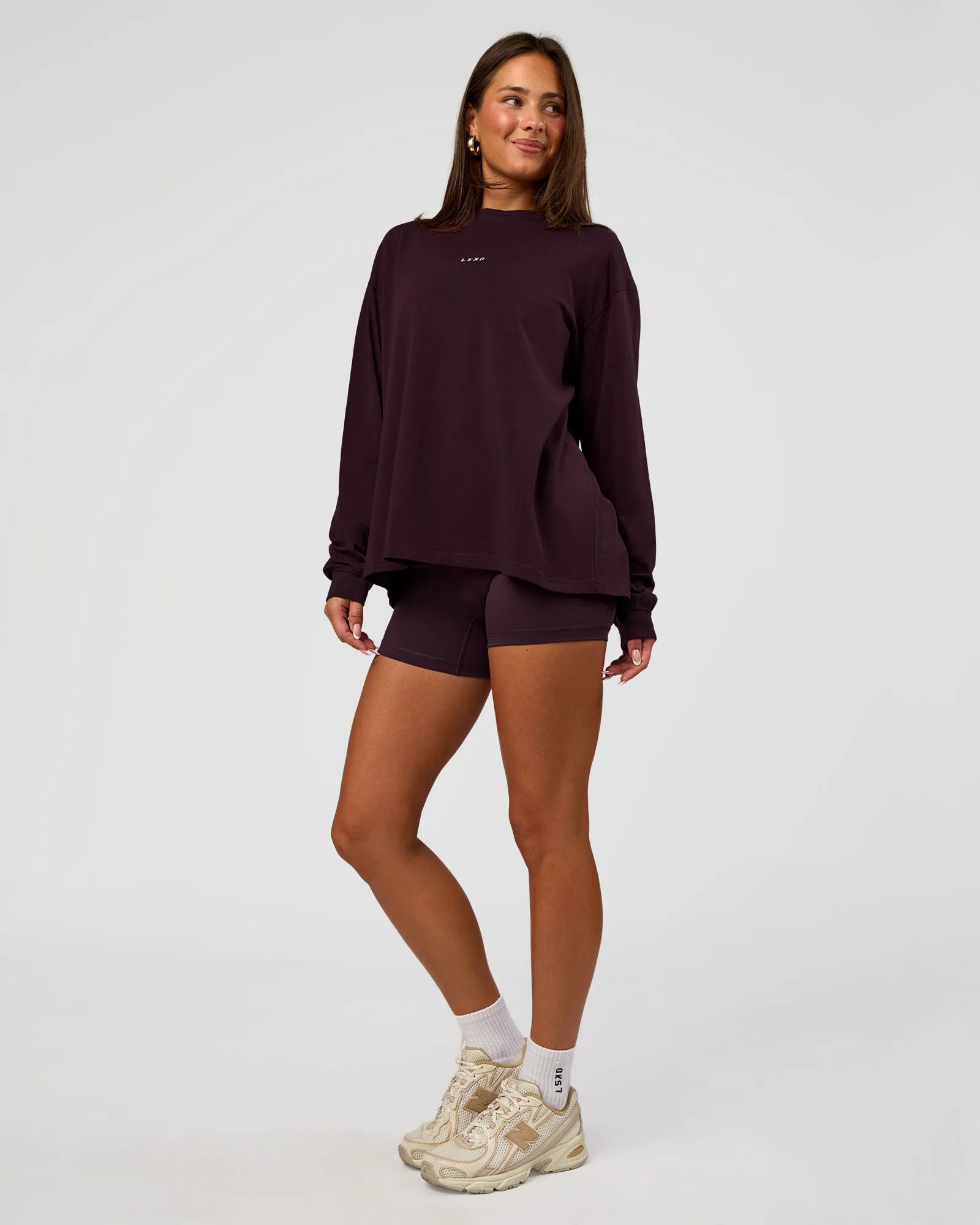 Midnight Plum-White