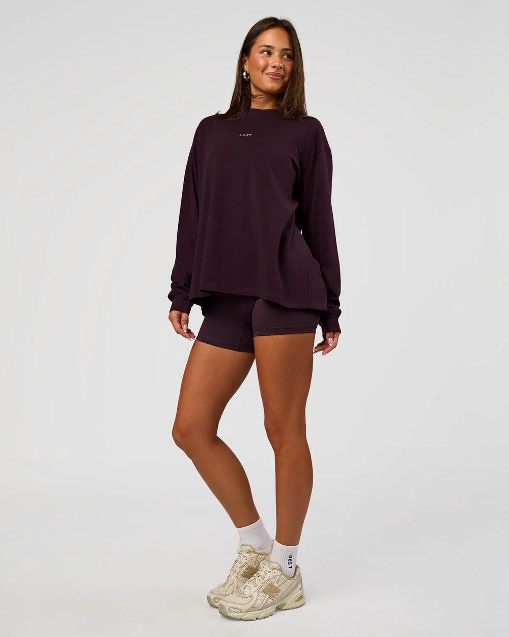 Midnight Plum-White