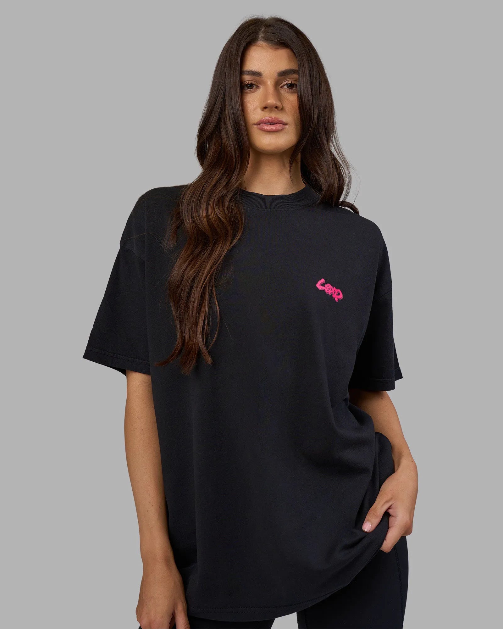 Black Washed-Plum Caspia