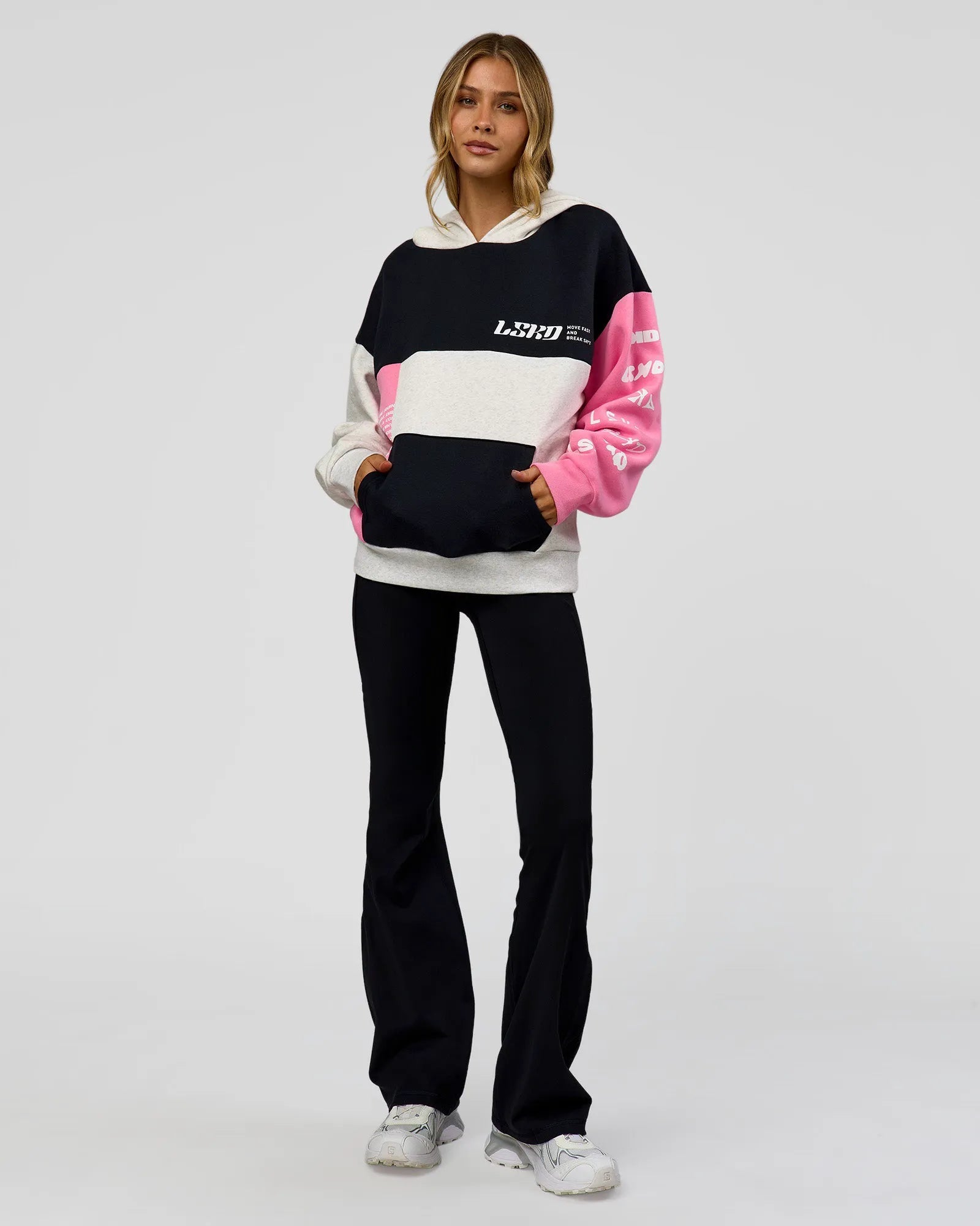 Caviar-Candy Pink-Grey Marl