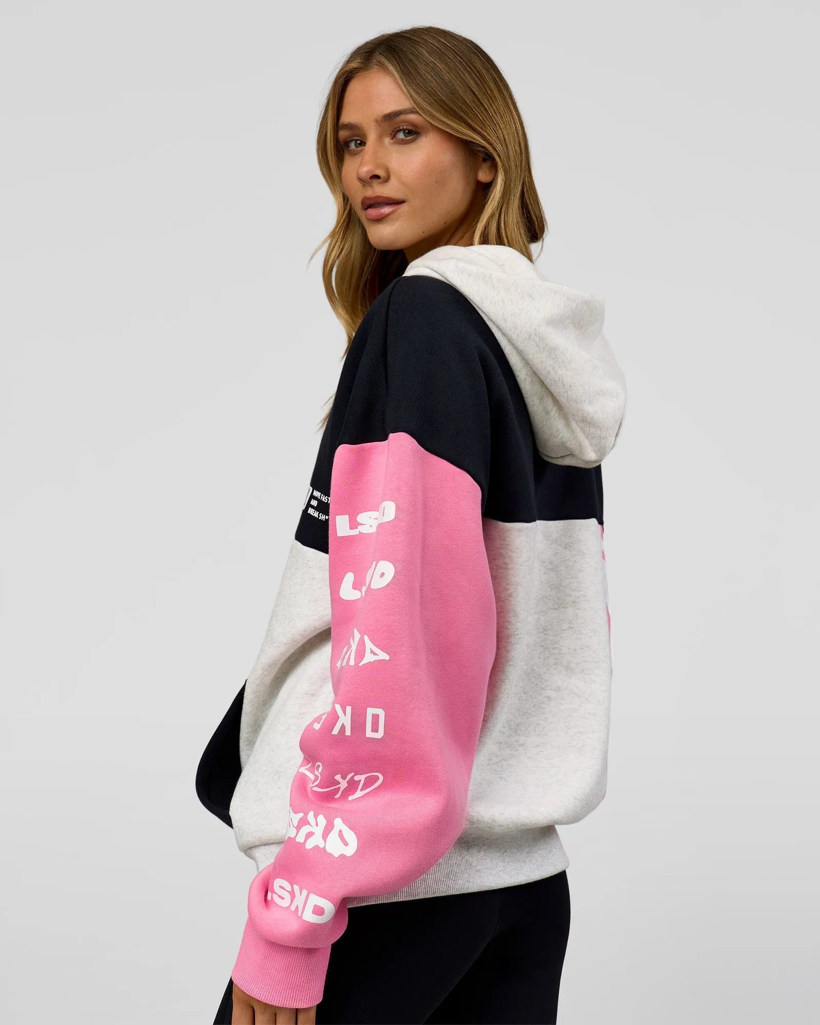 Caviar-Candy Pink-Grey Marl