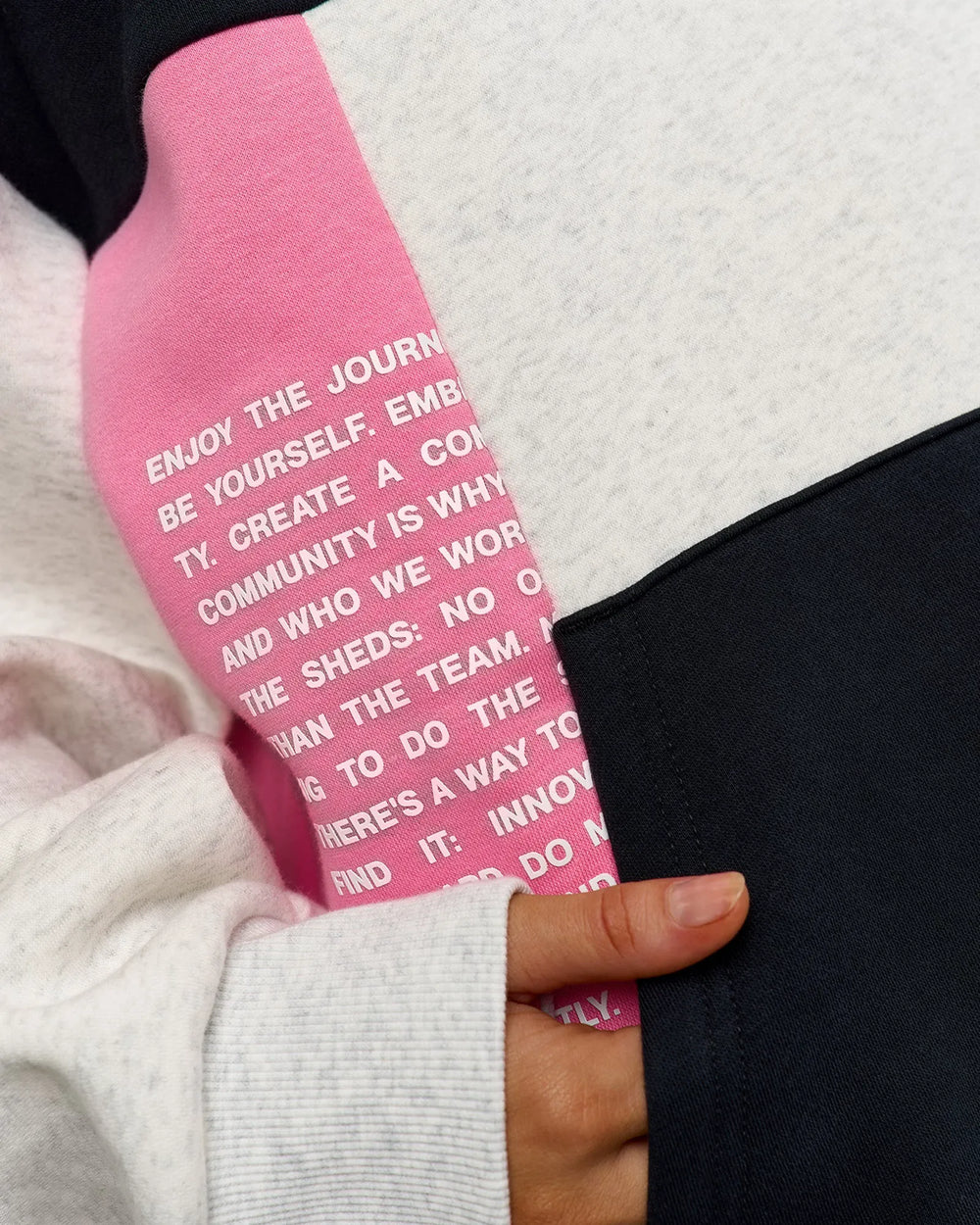 Caviar-Candy Pink-Grey Marl