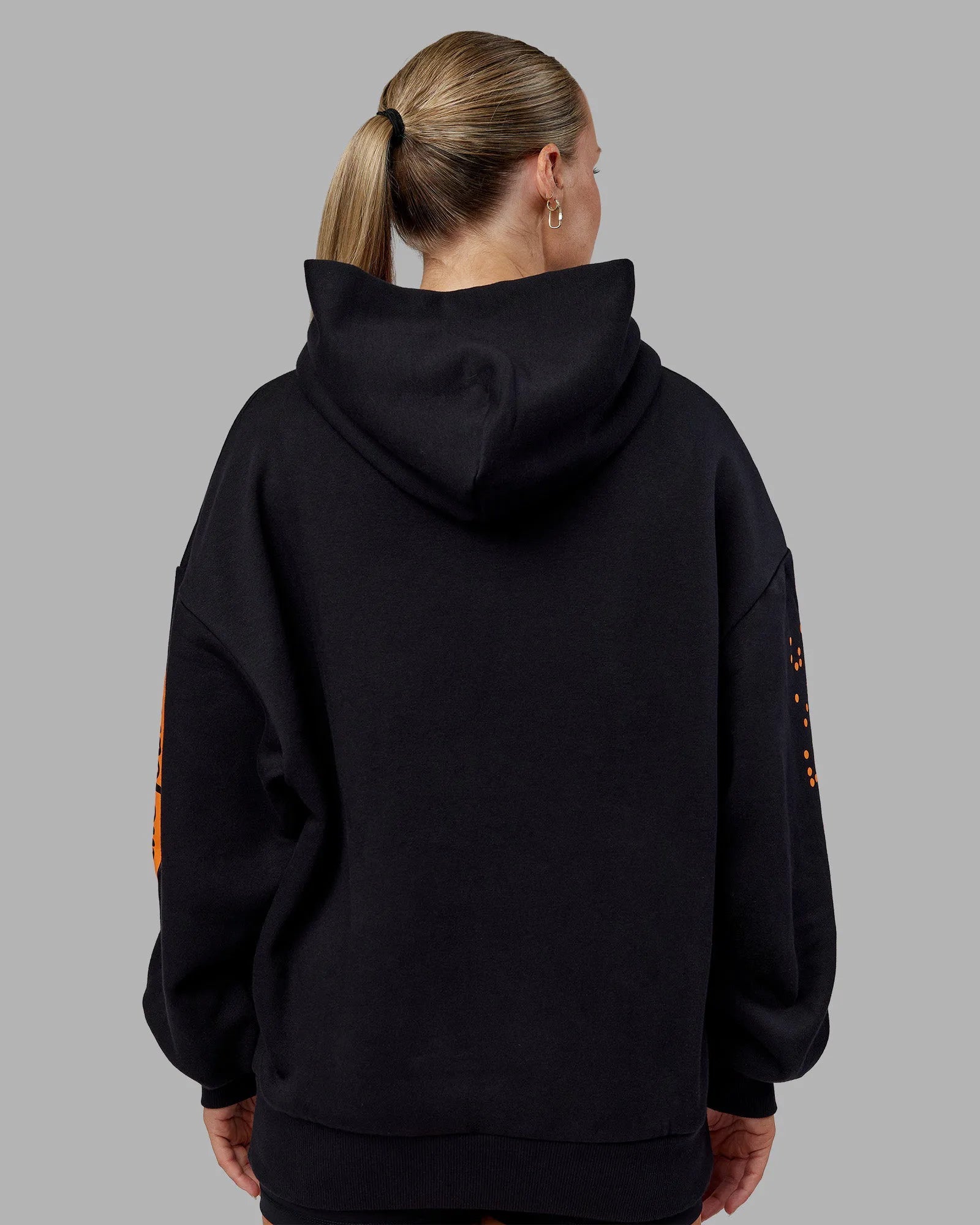 Black-Vibrant Orange