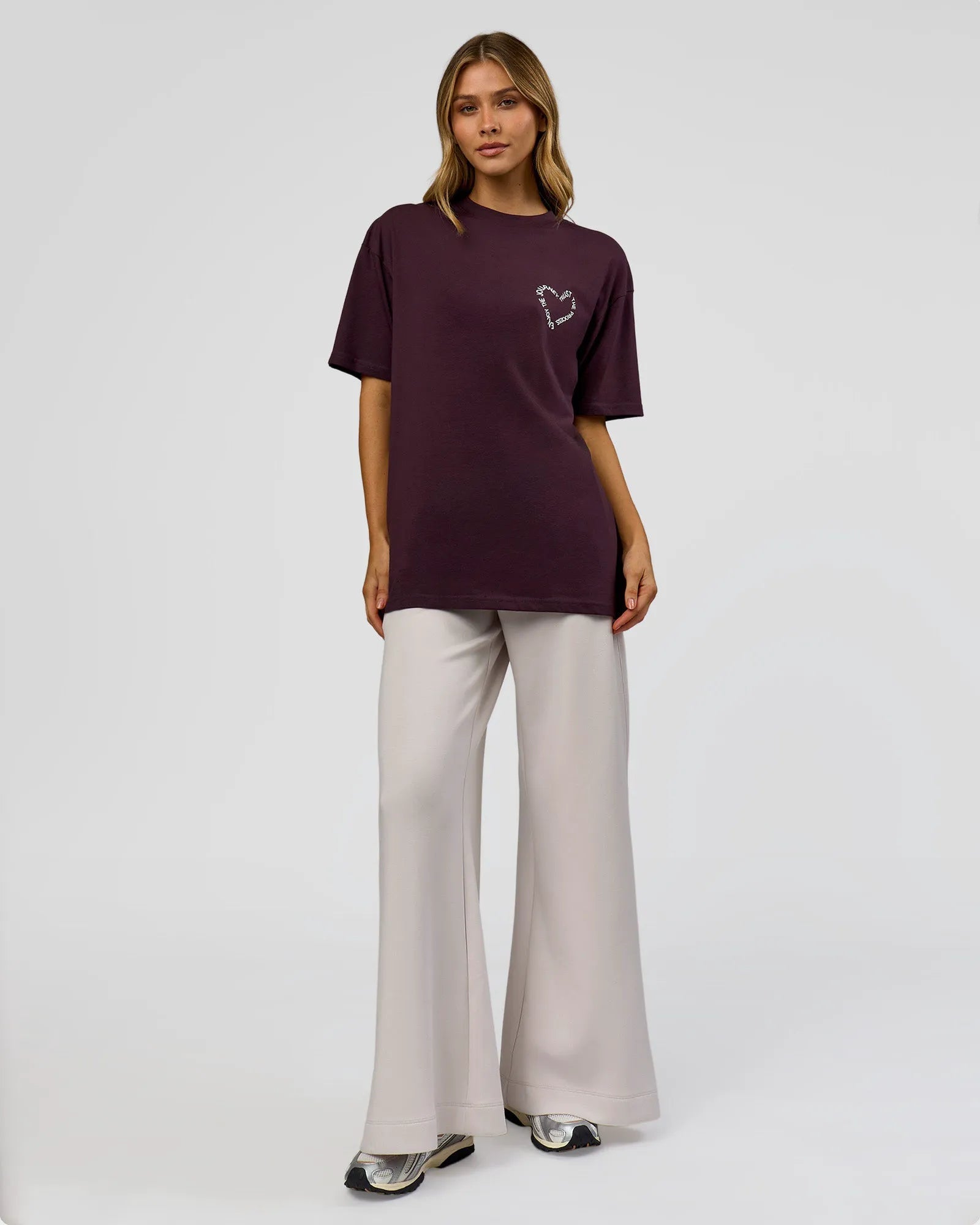 Midnight Plum-White