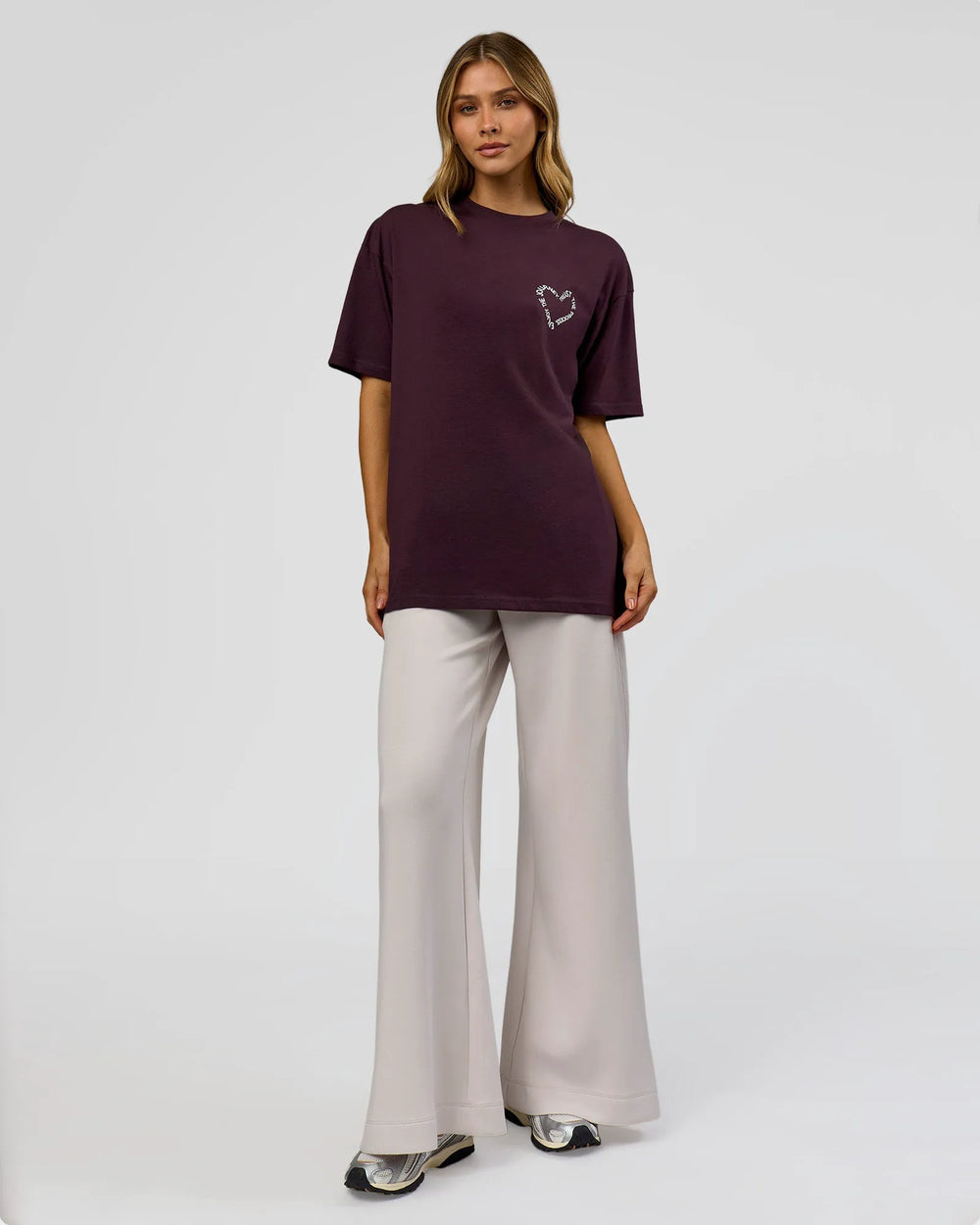 Midnight Plum-White