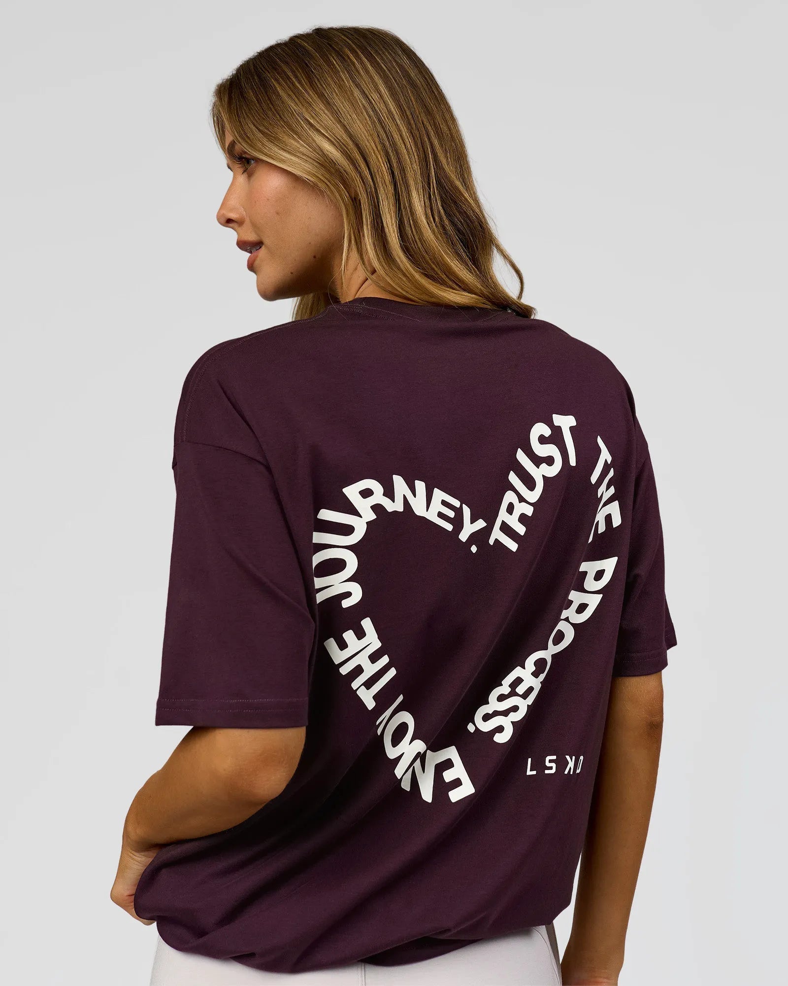 Midnight Plum-White