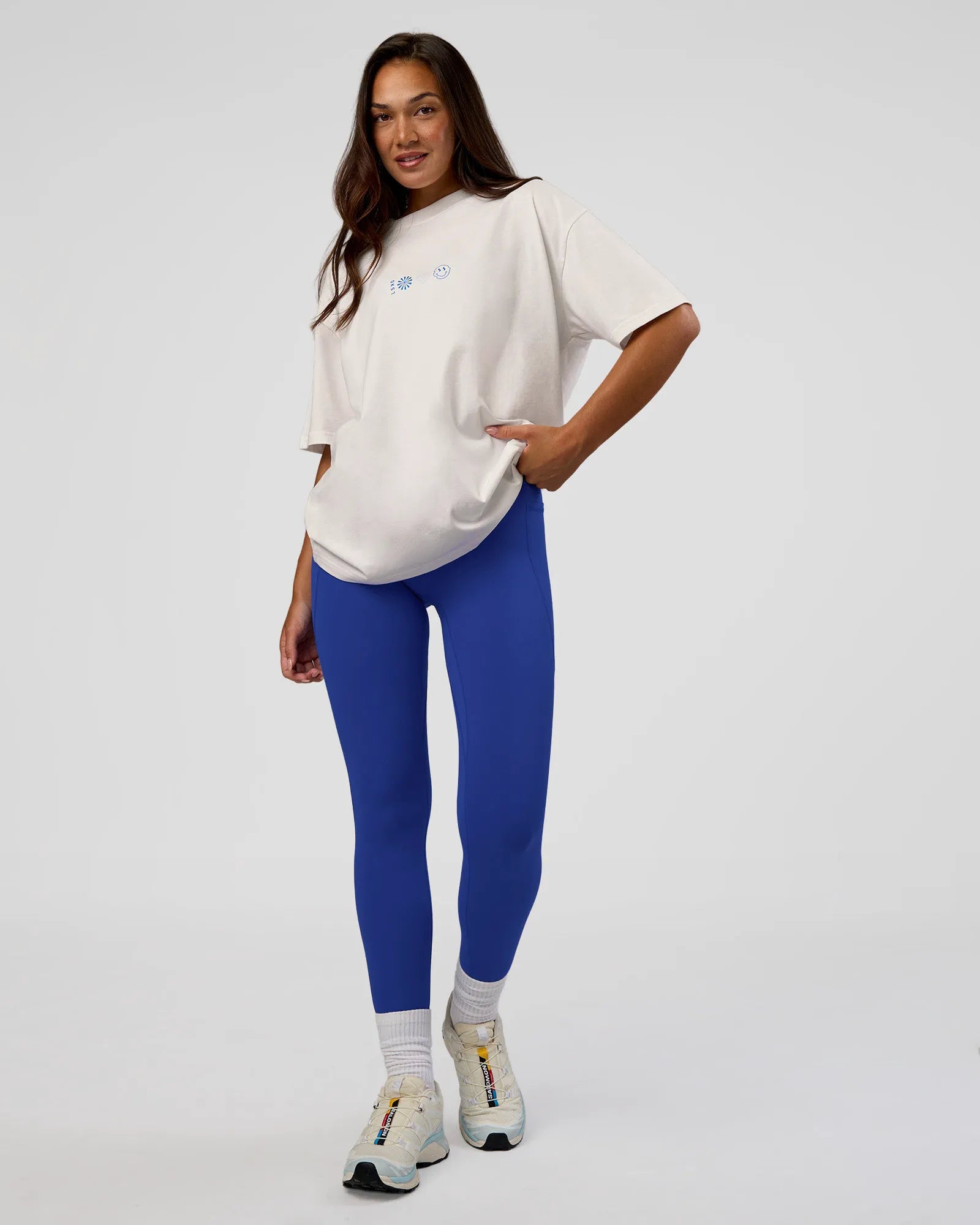 Off White-Electric Indigo