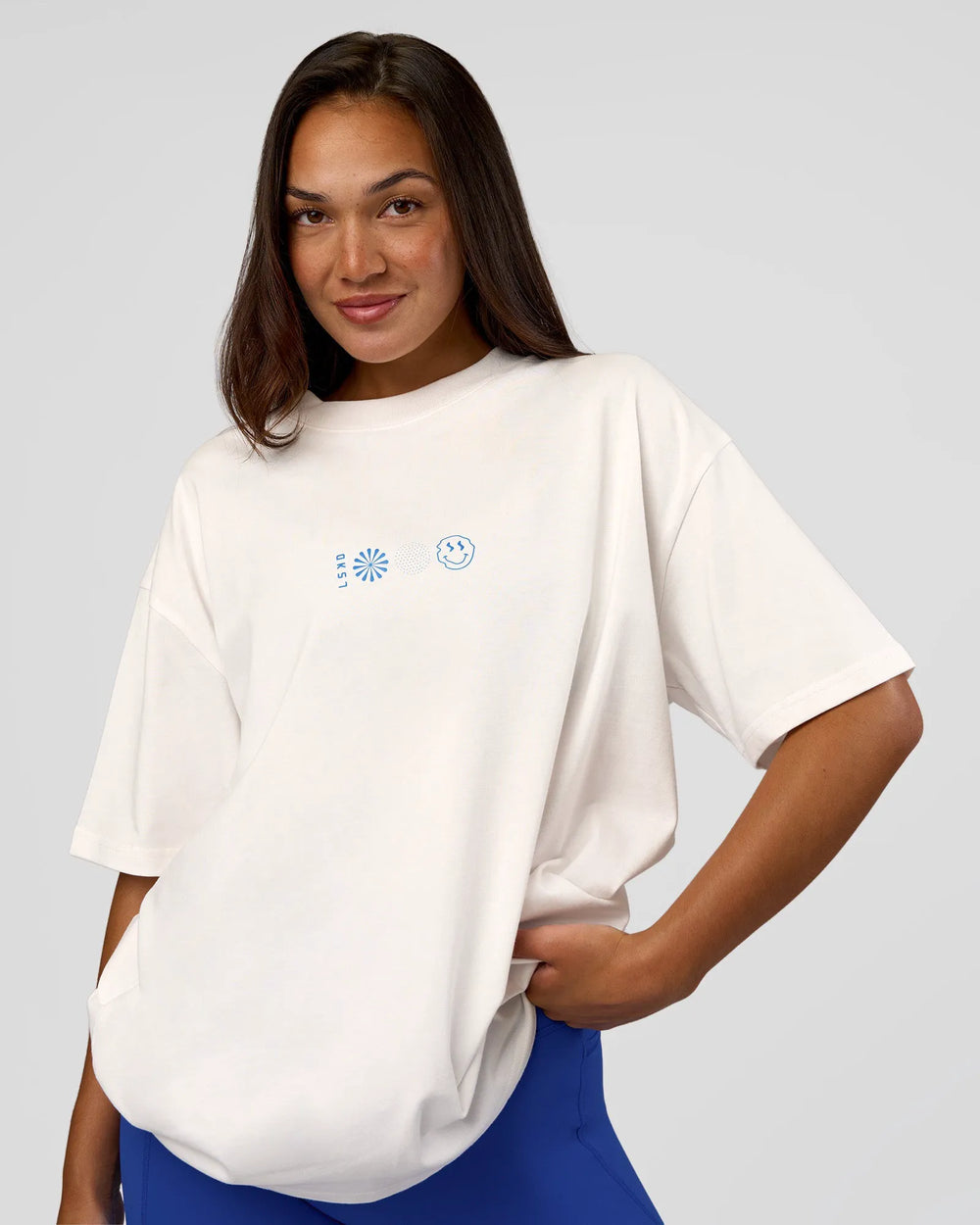 Off White-Electric Indigo
