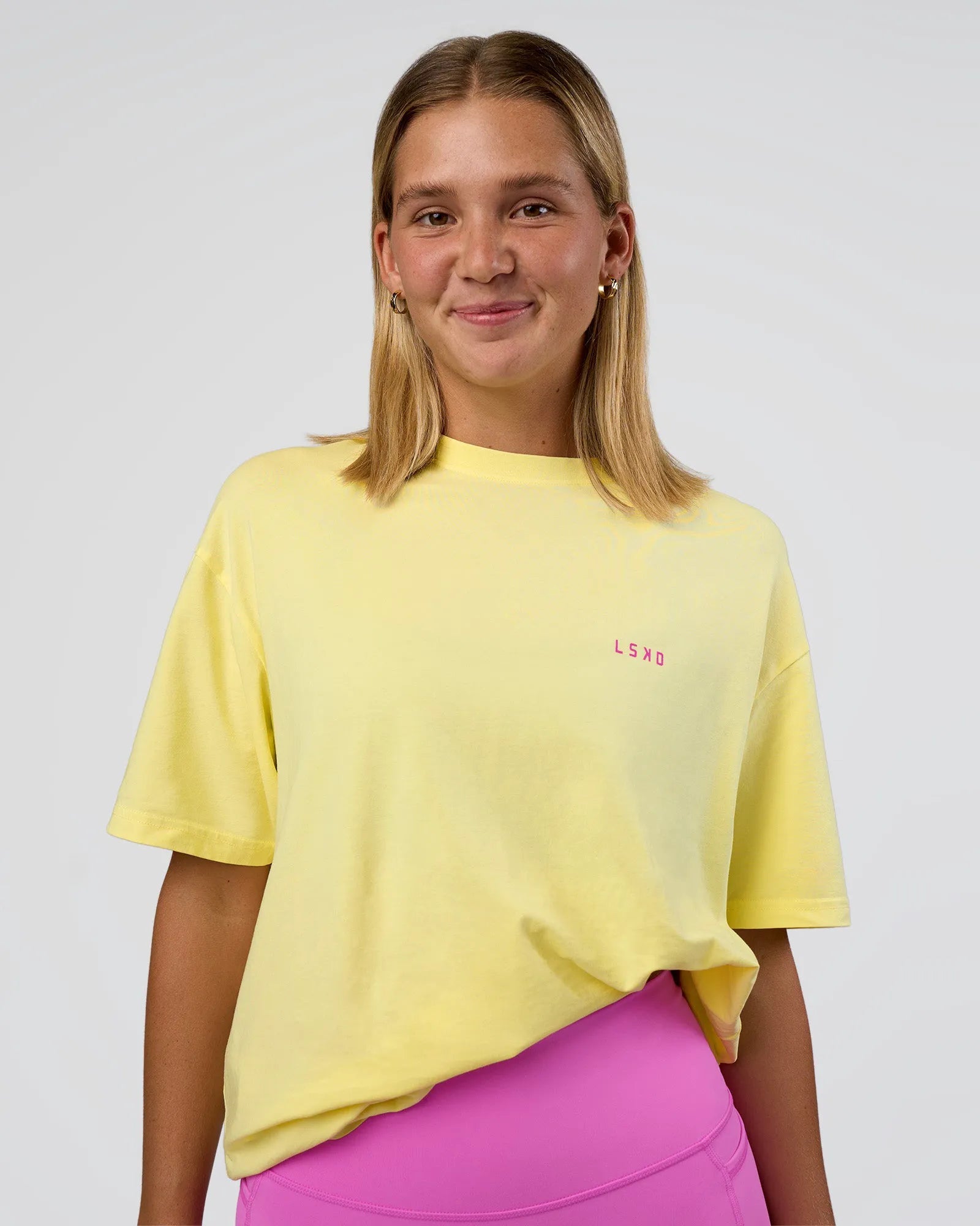 Yellow Fizz Washed-Ultra Fuchsia
