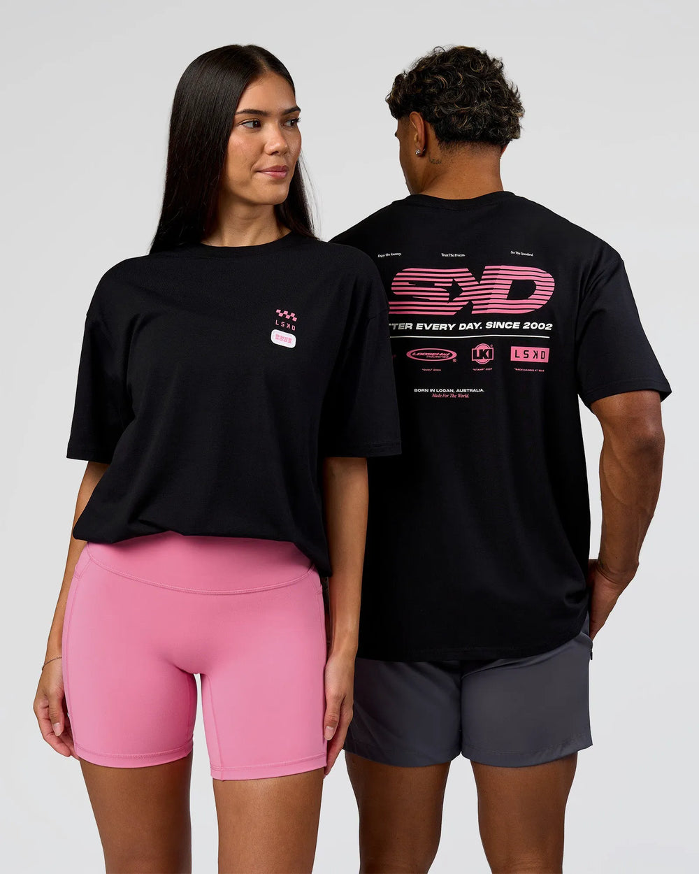 Black-Candy Pink