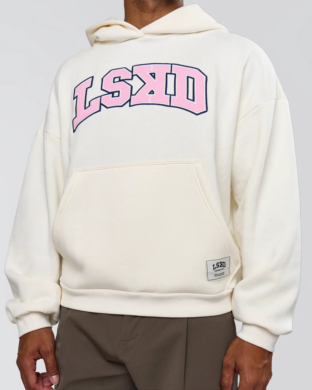 Off White-Pink Rose