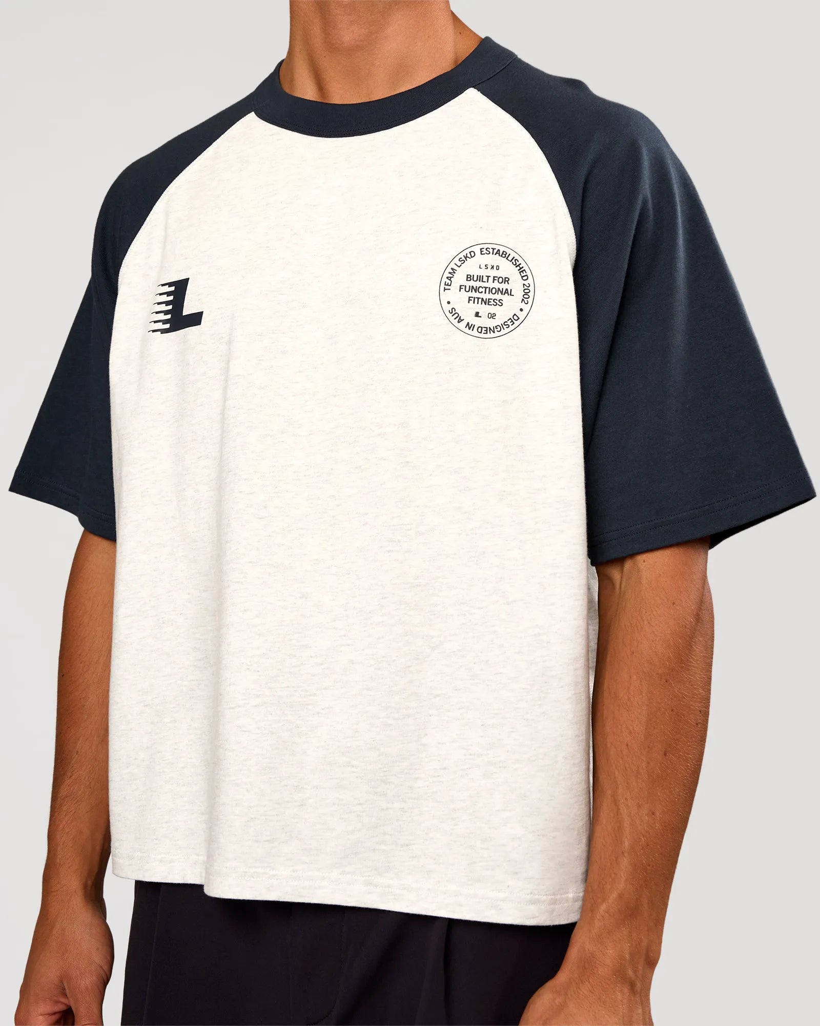 Silver Marl-Midnight Navy
