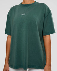 Transformative Teal Washed-White