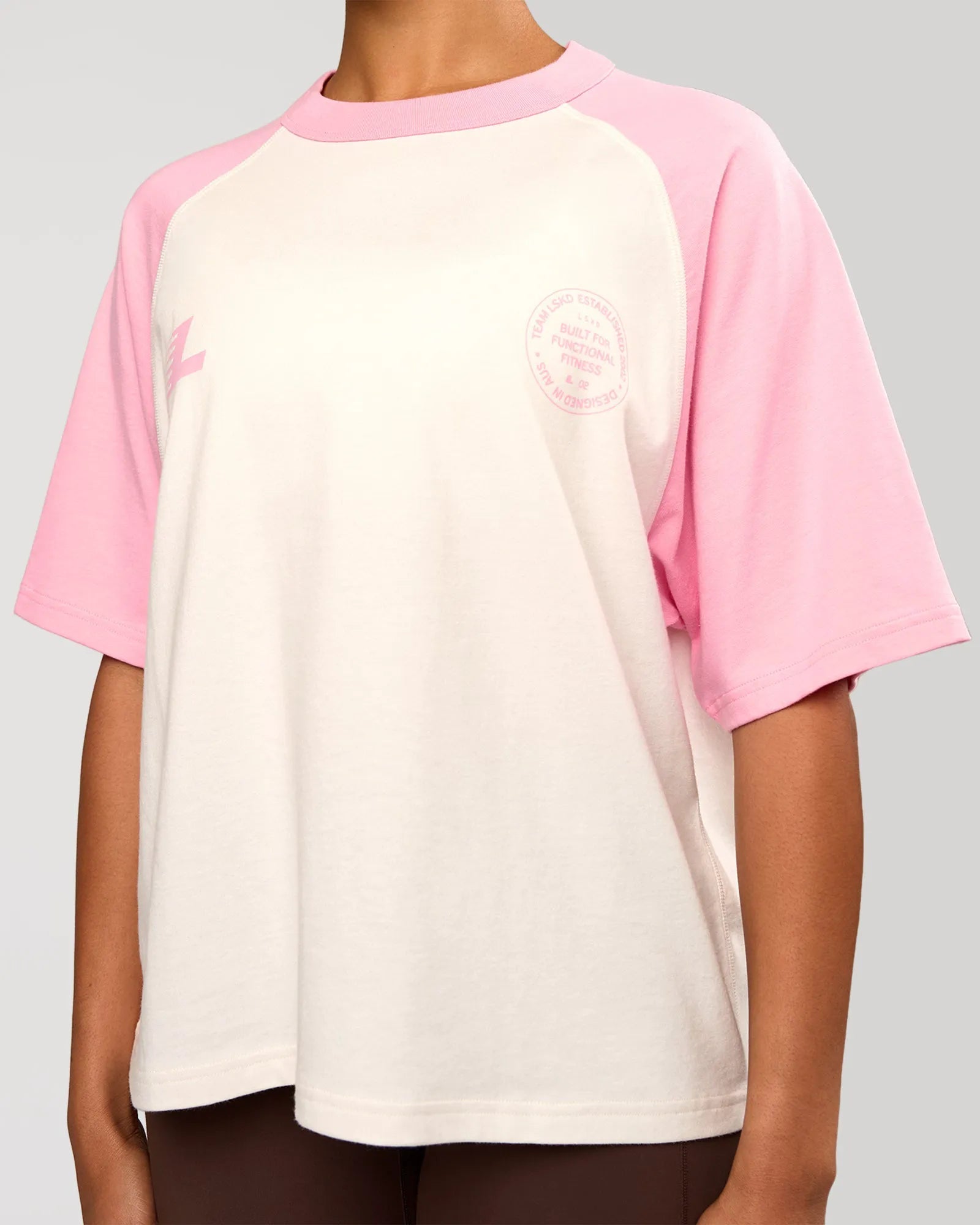 Off White-Pink Rose